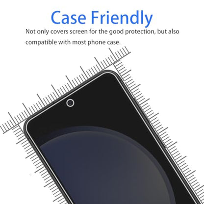 [2 Set] Compatible With Samsung Galaxy Z Flip 5 Privacy Screen Protector, 2 Pack Internal Anti-Spy Film + 2 Pack Outer Privacy Tempered Glass Screen Protector, Anti-Spy, Anti-Scratch, Case Friendly - size: Z Flip 5