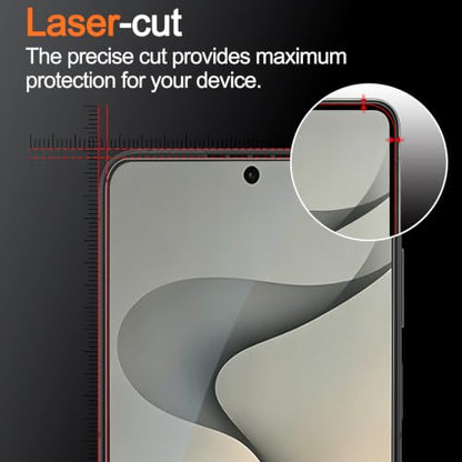 Ferilinso Screen Protector for Samsung Galaxy Z Flip 8, Tempered Glass Back - size: Samsung Z Flip 8-6.9 IN