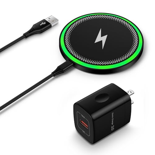 for Samsung S26/S25 Ultra/S24 Plus/S24FE Wireless Charger Fast Charging Pad - color: Black