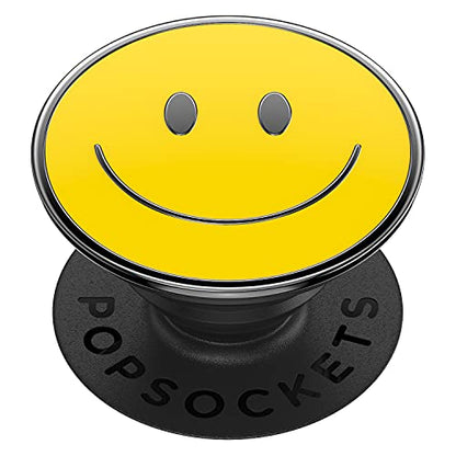 PopSockets Adhesive Phone Grip, Holder- Enamel Be Happy - color: Be Happy, style: Adhesive