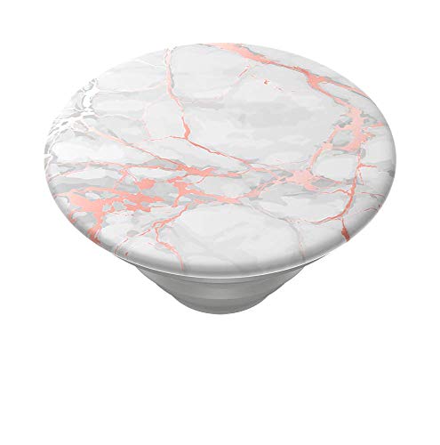 PopSockets Adhesive Phone Grip, Holder- Rose Gold Lutz - color: Pink Marble, size: small