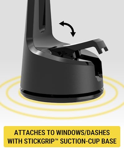 Scosche MPQMWD Charge Pro Qi2 MagSafe Charger Car Mount, 15W Fast Magnetic Wireless Charging Suction Cup Phone Holder for Dashboard/Windshield Compatible with iPhone 16/15/14/13/12 Pro Max Plus, S25 - size: Teardrop, style: Window / Dash Suction