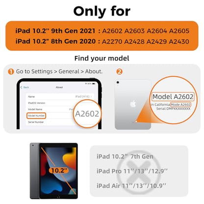 2 Pack Screen Protector for iPad 9th 8th 7th Generation - size: iPad 9/8/7thGen 2021/2020/2019