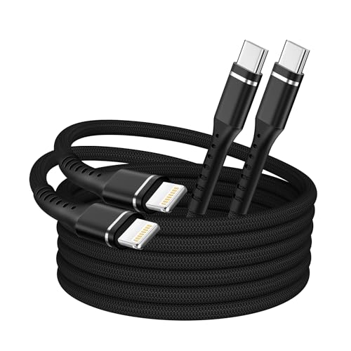 iPhone Charger Cable, 2Pack 6FT USB-C to Lightning Cable - size: 6FT