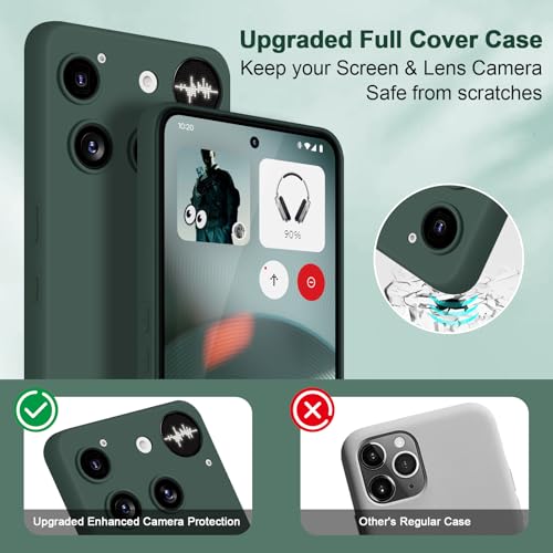 Silicone Case for Nothing Phone 3, Green - color: Green, size: Nothing Phone 3