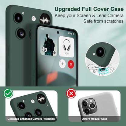 Silicone Case for Nothing Phone 3, Green - color: Green, size: Nothing Phone 3