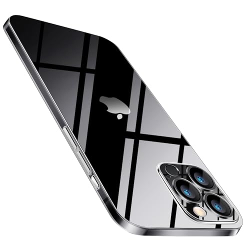for iPhone 16 Pro Max Slim Case,Paper-Thin Transparent Finish Skin Back Case [Non Yellowing] Ultra Protective Cover with Camera Protection 6.9 Inch (Clear) - color: Clear, size: for iPhone 16 Pro Max 6.9inch