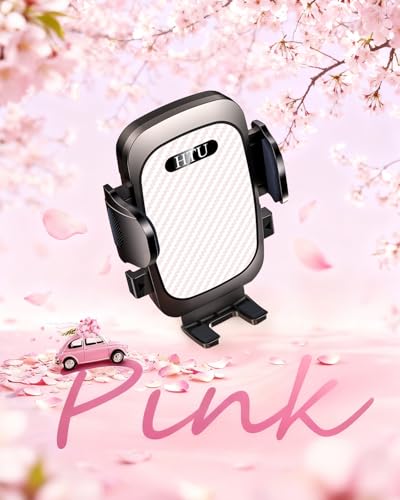 HTU 2026 Ultimate Best【True Military-Grade & Safety Cert】 Car Phone Holder - color: Pink