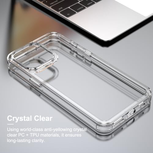 for iPhone 15 Pro Max Clear Bumper Frame No-Back Case, Slim Fit Ultra-Light Anti-Yellowing Transparent Protection Bezel Phone Cover Case 6.7" 2023 - color: Clear, size: iPhone 15 Pro Max