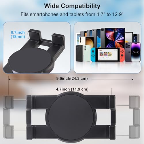 iPad Under Cabinet Mount, Kitchen Tablet Holder, iPad Desk Mount with Clamp - size: Small