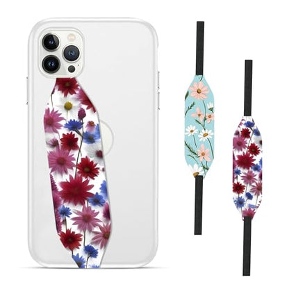Switchbands Phone Grip Strap |Nature & Floral - color: Daisy Mod Pink