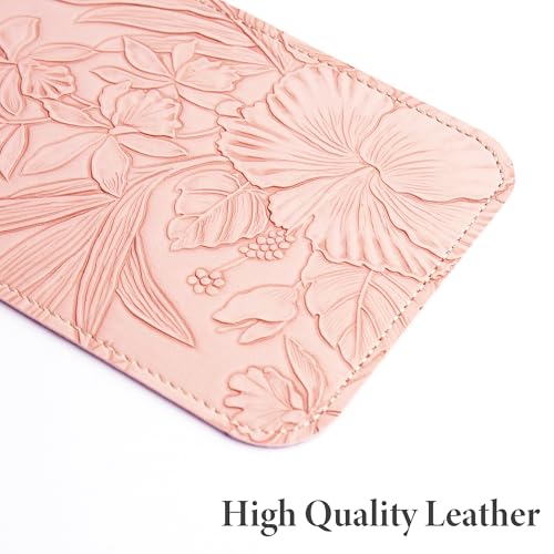 Airplane Travel Essentials for Flying Flex Flap Cell Phone Holder & Flexible Tablet Stand for Desk, Bed, Treadmill, Home & in-Flight Airplane Travel Accessories(1-Carved Pink) - color: 1-Carved Pink