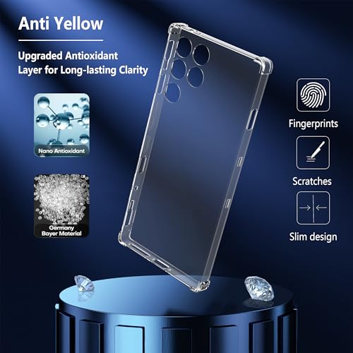 Anoowkoa for ZTE Nubia RedMagic 11 Pro/11 Pro+/RedMagic 11S Pro/11S Pro+ Case:TPU Anti Yellowing Clear Cover Phone Case.Military-Grade Shockproof.Ultra-Thin Drop-Proof and Super Soft.Transparent - color: RedMagic 11 Pro/11 Pro+/RedMagic 11S Pro/11S Pro+
