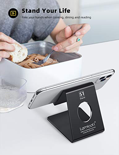 Lamicall Silicone Cord Organizer Ties + Cell Phone Stand
