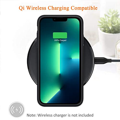 Battery Case for iPhone 13 Pro Max, 12000mAh Rechargeable Portable Charging Case with Wireless Charging Compatible for iPhone 13 Pro Max (6.7 inch) with CarPlay Battery Pack Charger Case (Black) - size: iPhone 13 Pro Max-Black