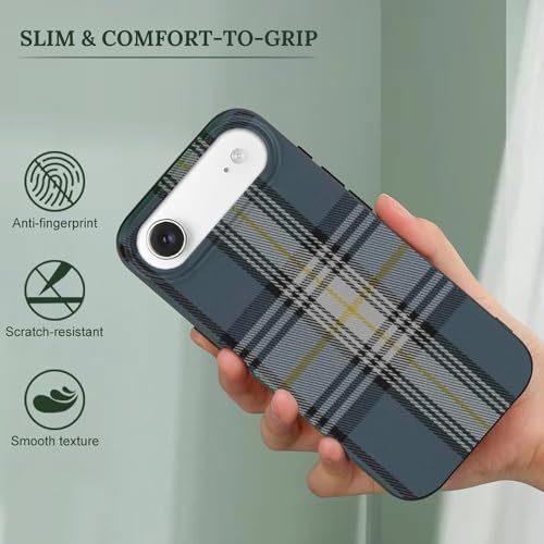 Clan MacDowall TartanAnti-Yellowing Soft TPU Phone Case for iPhone 17, Shockproof and Scratch-Resistant Case - color: black-style-210