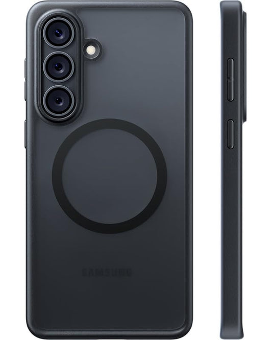TORRAS Magnetic for Samsung Galaxy S26 Case, [12FT Military-Grade Protection] [Fit for MagSafe] Shockproof Protective Slim Case for Samsung S26 Case, DIY Buttons Thin Matte, Translucent Black - color: Black, size: S26 6.3"