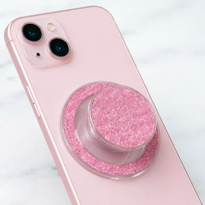 Magnetic Phone Grip for MagSafe, Bling Pink - color: Pink