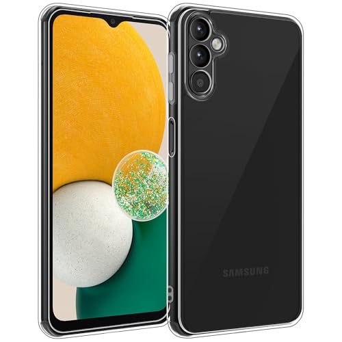 TENOC Phone Case for Samsung Galaxy A13 5G, Clear Case Non-Yellowing Protective Bumper Hard Back Cover - color: Clear Anti-Yellowing, size: A13