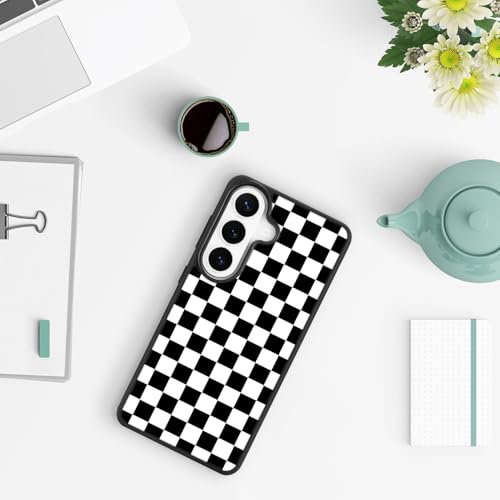 Magnetic for Samsung Galaxy S26 Case Checkered Pattern - color: Checkered