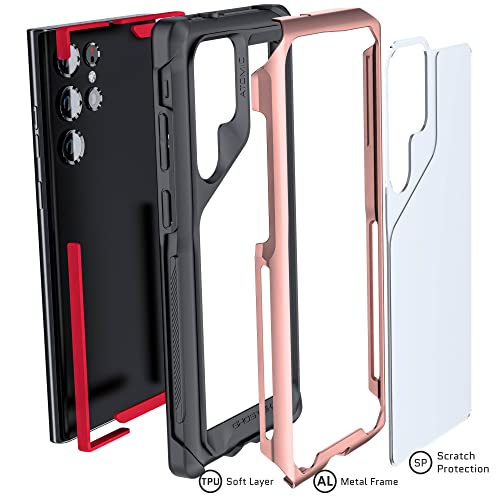 Slim Atomic Case for Galaxy S22 Ultra by Ghostek - color: Pink, size: Galaxy S22 Ultra
