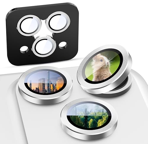Suoman 2-Pack for iPhone 17 Pro / 17 Pro Max Camera Lens Protector -Silver - color: Silver