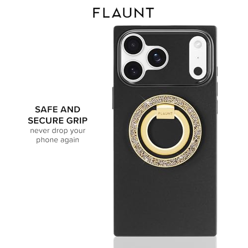 Flaunt MagSafe Phone Ring Holder and Stand - Gold Brilliance - color: Gold Brilliance