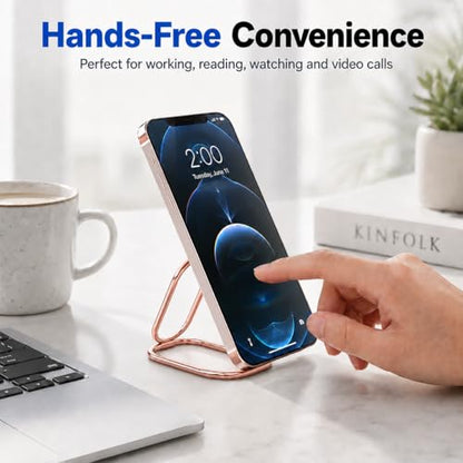 VAWcornic Phone Ring Holder Finger Kickstand, 540° Dual Direction Rotating Phone Grip for iPhone, Samsung, Huawei Smartphone, Tablet, Kindle, Switch Lite Compatible with Magnetic Car Mount