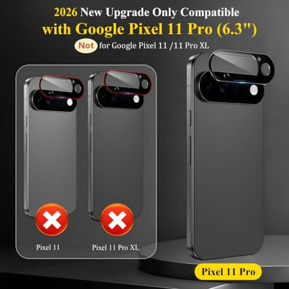 4 Pack Camera Lens Screen Protector Compatible with Google Pixel 11 Pro - size: Pixel 11 Pro