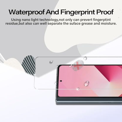 BIGFACE galaxy Z Fold 6 Screen Protector + Camera Lens Protectors, [2 + 2 Pack] HD Clarity Premium Tempered Glass,9H Hardness, 3D Touch Accuracy, Anti-Bubble Anti-Scratch Film - size: Galaxy Z Fold 6(6.2")