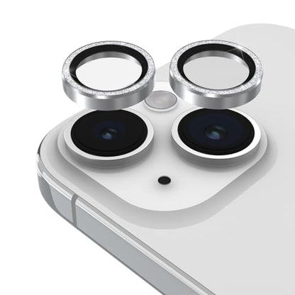 Case-Mate Camera Lens Protector with Twinkle Rings for iPhone 15 / iPhone 15 Plus - Double Tempered Glass - Durable, Anti-Scratch - Ultra HD View w/Night Shooting, Bling, Case Friendly, Easy Install - size: iPhone 15 / iPhone 15 Plus