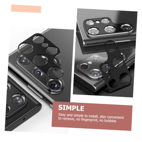NUOBESTY 4pcs Ultra Screen Protector Lens Covers Phone Camera Case Scratch Look