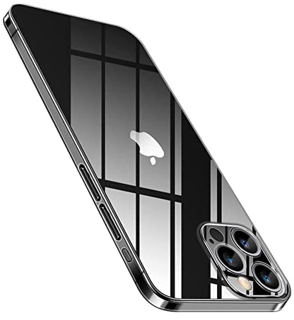 Compatible with iPhone 12 Pro Max Slim Case,Paper-Thin Transparent Finish Skin Back Case [Non Yellowing] Ultra Protective Cover with Camera Protection 6.7 Inch (Clear) - color: Clear, size: for iPhone 12 Pro Max 6.7inch