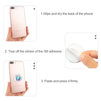 Bonoma Phone Ring Holder, 3 Pack Good Vibes Only - color: Good Vibes Only