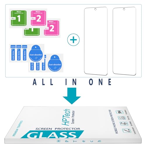 2 Pack Screen Protector for Google Pixel 8A 6.1 inch Tempered Glass - color: Clear-Google Pixel 8a