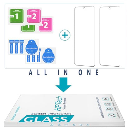 2 Pack Screen Protector for Google Pixel 8A 6.1 inch Tempered Glass - color: Clear-Google Pixel 8a