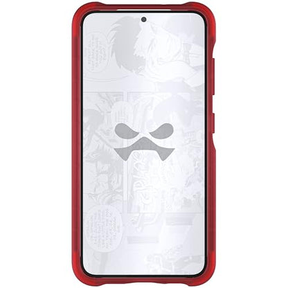 Ghostek Covert Galaxy S23 Clear Phone Case with Military Grade Shockproof Protection, Non-Slip Grip, Protective Silicone Cover Designed for 2023 Samsung Galaxy S23 (6.1") (Red) - color: Red [Limited], size: Galaxy S23