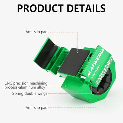 Bike Handlebar Mounts for 4.5-7.3 Phones (Green) - color: Green