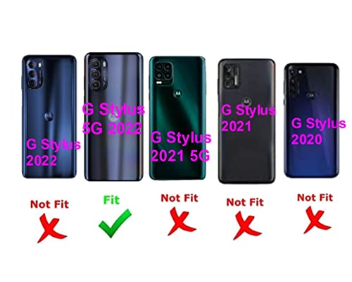 Replacement Single Sim Card Tray SD Slot Holder for Motorola Moto G Stylus (5G) 2022 XT2215 - Steel Blue - color: Blue
