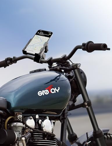 Grefay Bike Phone Mount for Electric, Mountain, Scooter, and Dirt Bikes - color: Grey
