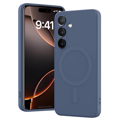 for Galaxy A15 5G Case,Magnetic,Wireless Charging,Slim Grey | Soft TPU Silicone Cover Phone Case for Samsung Galaxy A15 5G,Grey - color: Grey