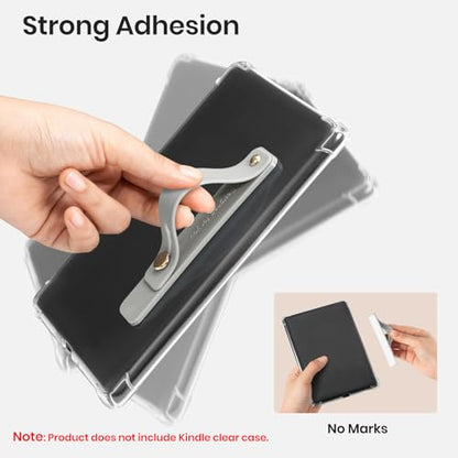 CoBak Hand Strap Holder for Kindle/Tablet - Lightweight TPU - color: Grayness