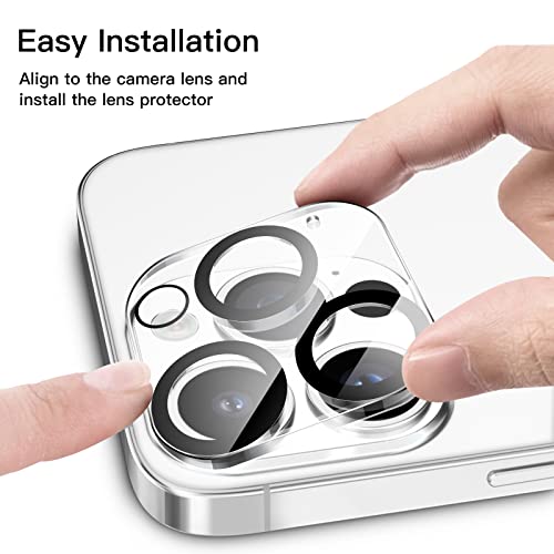 JETech Camera Lens Protector for iPhone 14 Pro/14 Pro Max, 3-Pack - size: iPhone 14 Pro/14 Pro Max