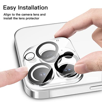 JETech Camera Lens Protector for iPhone 14 Pro/14 Pro Max, 3-Pack - size: iPhone 14 Pro/14 Pro Max