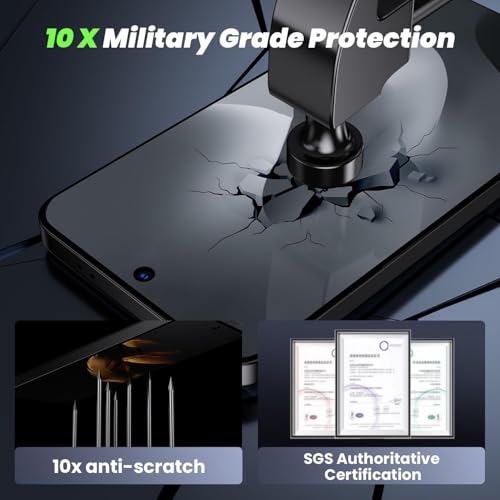 [2+2 Pack] OnePlus 15 Privacy Screen Protector, Anti-Spy 9H Hardness Tempered Glass + Camera Lens Protector for OnePlus 15 5G, Case Friendly Anti-Scratch Bubble Free