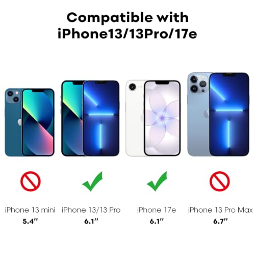 JETech Privacy Screen Protector for iPhone 13/13 Pro/17e, 2-Pack - size: iPhone 13/13 Pro/17e