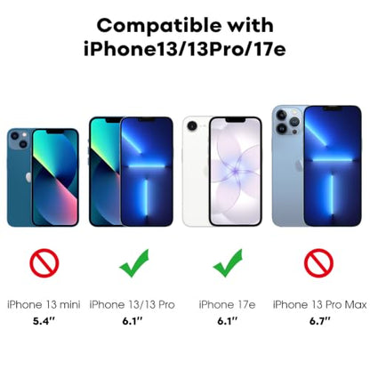JETech Privacy Screen Protector for iPhone 13/13 Pro/17e, 2-Pack - size: iPhone 13/13 Pro/17e