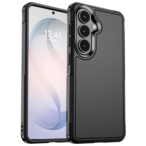 zapica Designed for Samsung Galaxy S26 Case, Black | Military Grade Drop Protection, Dual Layer Structure Design, Heavy Duty Shockproof Non-Slip Phone Cover - color: Black, size: Samsung Galaxy S26 6.3''