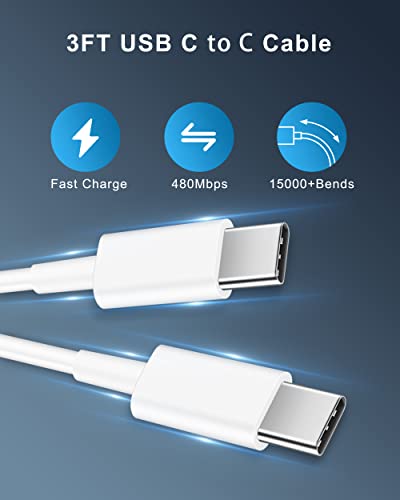 iPhone 18 Pro/18 Pro Max/Duo Car Charger, 40W Dual Port USB C Car Charger