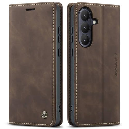 Compatible with Samsung Galaxy S26 Plus Case with Card Holder, Kickstand Protective Flip Folio Leather Wallet Case for Galaxy S26+ Plus 5G 6.7 inch (Coffee) - color: Coffee, size: S26 Plus 6.7 Inch
